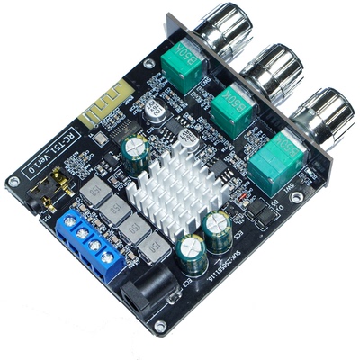 50w*2双声道立体声高低音调节蓝牙数字功放tpa3116桌面音响功放