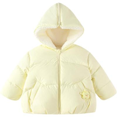 【商场同款】巴拉巴拉女童羽绒服宽松连帽外套宝宝冬装2025新款萌