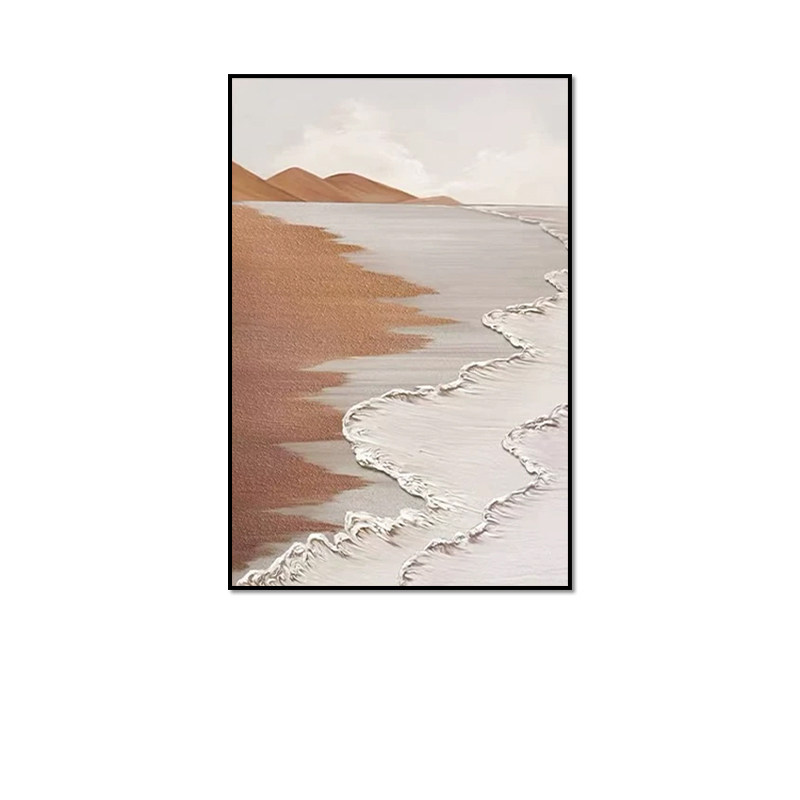 风生水起过道玄关挂画新款砂岩肌理画高档客厅装饰画酒店床头壁画