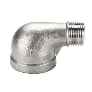 304不锈钢变径内外丝弯头异径内外丝90度弯头大小头4分变6分变1寸