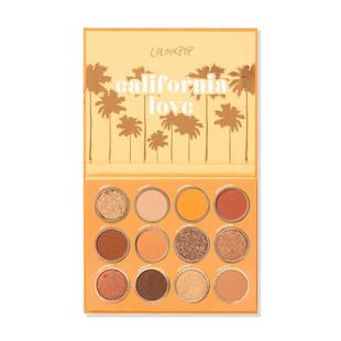【即将售罄】ColourPop加州挚爱盘12色California Love眼影盘橘棕