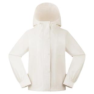 TheNorthFace北面冲锋衣女款短款硬壳防水夹克连帽外套26春季新款