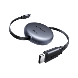 绿联双typec伸缩数据线适用iPhone17/16promax15安卓手机充电线车载PD100W快充平板ipadair笔记本ctoc口