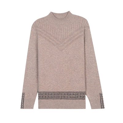 半高领羊毛衫女士毛衣针织衫