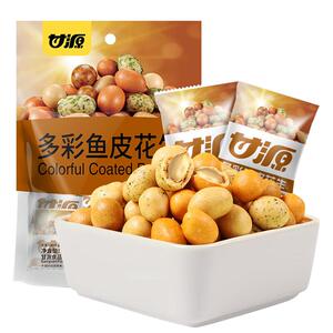 甘源多彩鱼皮花生208g独立小包装