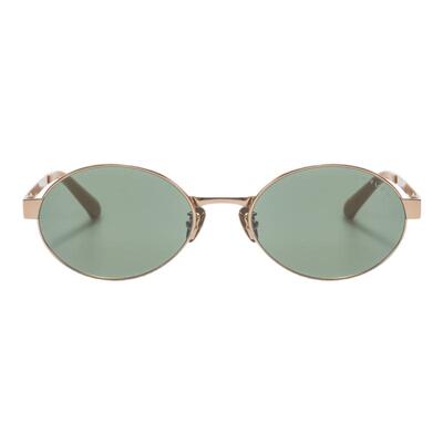 老钱风经典复古椭圆框墨镜太阳镜