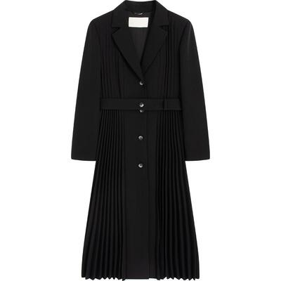 【播奥莱】播商场同款春季A字伞裙拼接灵动百褶外套女BDQ1WD0415