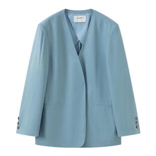 RUISHI芮时 100醋酸时髦气质上衣通勤西装外套休闲短裤套装女春季