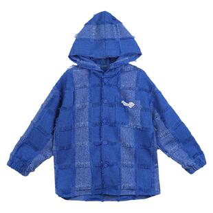 小o宝okids男童连帽外套2025新款男大童韩版洋气儿童痞帅上衣