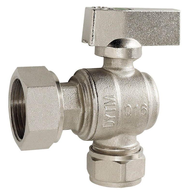 全铜铝塑管内丝活接角阀4分6分加厚热水器壁挂炉水管阀门开关配件