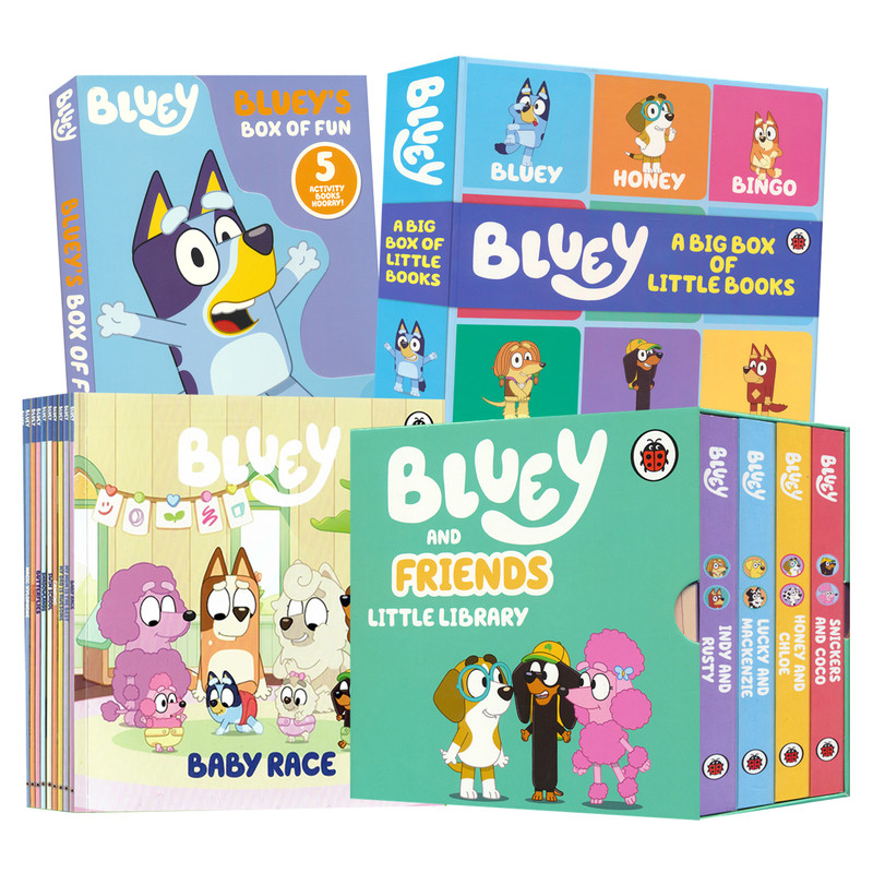 小蓝狗布鲁伊 Bluey 赠音频 儿童卡通动画故事绘本 英文原版进口图书 国际艾美儿童奖ABC和BBC联合推出动画片