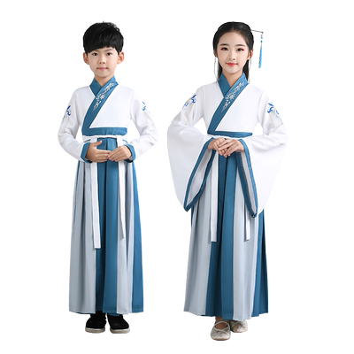 萨曼轩儿童国学汉服表演服