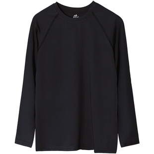 胖男童薄绒训练服运动上衣男孩长袖T恤篮球打底衣速干衣秋冬加绒