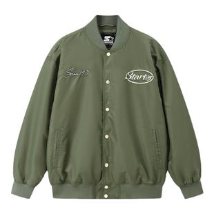 罗云熙同款棒球夹克STARTER秋冬美式街头复古休闲保暖外套上衣
