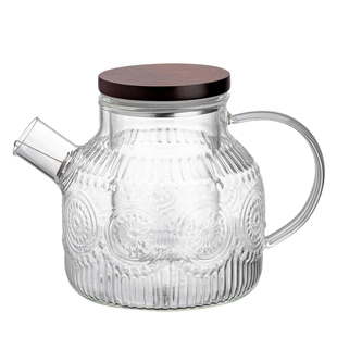 玻璃泡茶壶耐高温家用茶水分离加厚高硼硅电陶炉养生烧煮花茶单壶