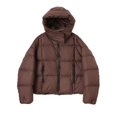 90白鸭绒女士短款羽绒服