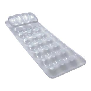 Bestway水上魔毯漂浮床18洞带枕浮排充气垫加厚游泳圈躺椅玩具