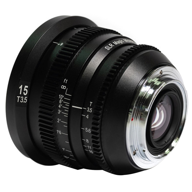 slrmagic15mm T3.5相机广角微单全画幅e卡口人像定焦电影镜头国产