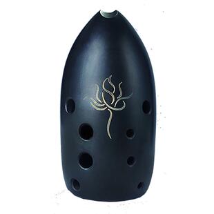 云新黑陶埙专业演奏级10孔十孔笔筒初学者自学入门古埙勋损陨乐器