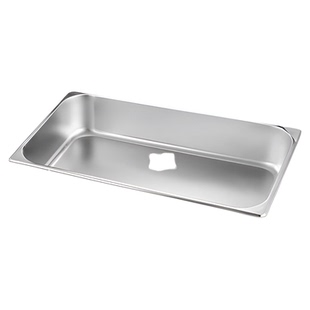 不锈钢盆长方形份数盆分数盘带盖方盆商用分菜盆餐盆调料配料盒子