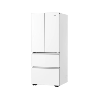 换新补贴海尔小红花412L法式白色一级超薄零嵌入式风冷电冰箱