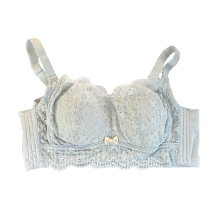 清新软萌~千家撤柜全罩杯款薄棉文胸乳胶杯舒适无钢圈聚拢内衣