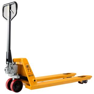 诺力手动叉车液压车搬运车手动地牛手推液压升降车2吨3吨旗舰正品