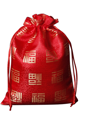 新年红色福袋礼品束口包装袋