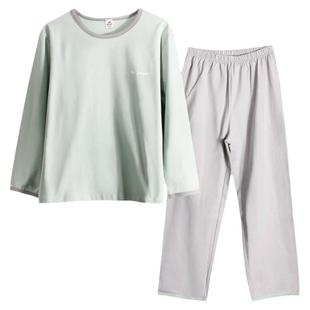 胖男童春秋睡衣套装长袖长裤两件套中大童儿童男孩家居服薄棉款