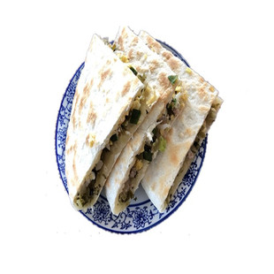 【芙蓉麦饼】咸菜鸭蛋五花虾皮葱芙蓉麦饼1个半成品食材 乐清之家