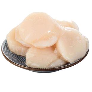 俄罗斯进口原浆帆立扇贝柱肉 新鲜冷冻鲜带子刺身瑶柱夷扇贝柱肉