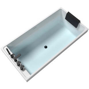 亚克力浴缸嵌入式家用小户型成人日式双人浴盆泡泡浴1-1.8米浴池