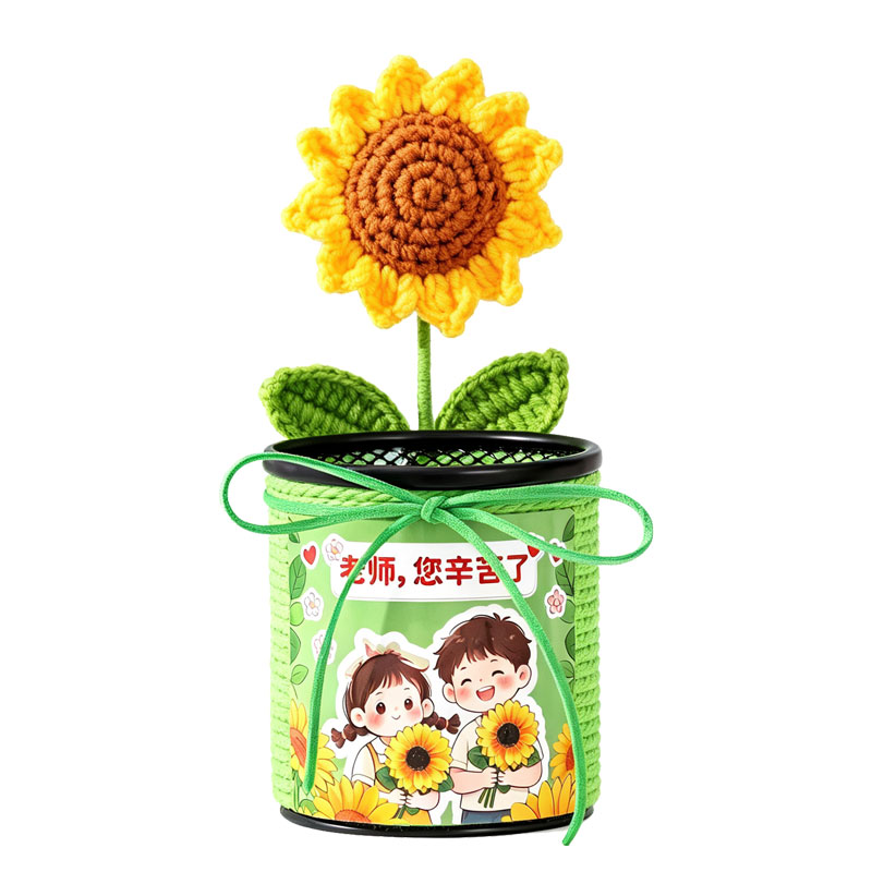 教师节实用礼物花束红笔筒2026毕业季送老师手工diy幼儿园感谢师