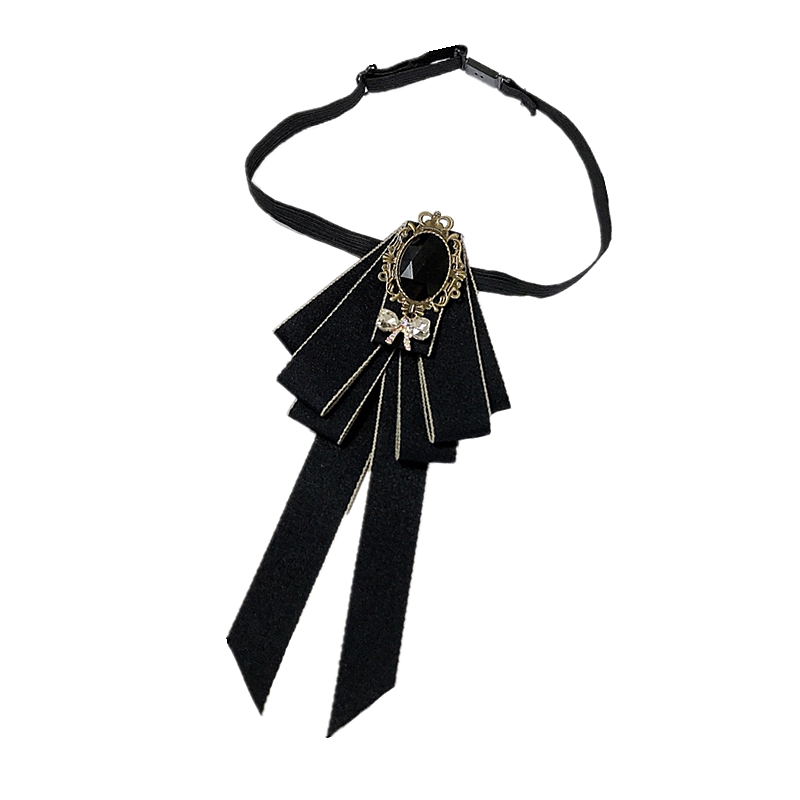 韩版女士领花西装领结男女时尚潮外套正装领结领花校服黑蝴蝶结女