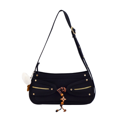 DGENIUS原创单肩包女编织斜挎包