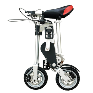 微拜客折叠自行车XT2 folding bike实芯轮胎碟刹后避震铝合金超轻