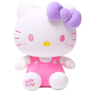hellokitty公仔正版凯蒂猫玩偶哈喽kt毛绒玩具可爱布娃娃女生礼物