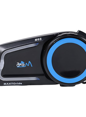 Maxto M6S摩托车头盔蓝牙耳机全盔半盔骑行专用防水长续航对讲