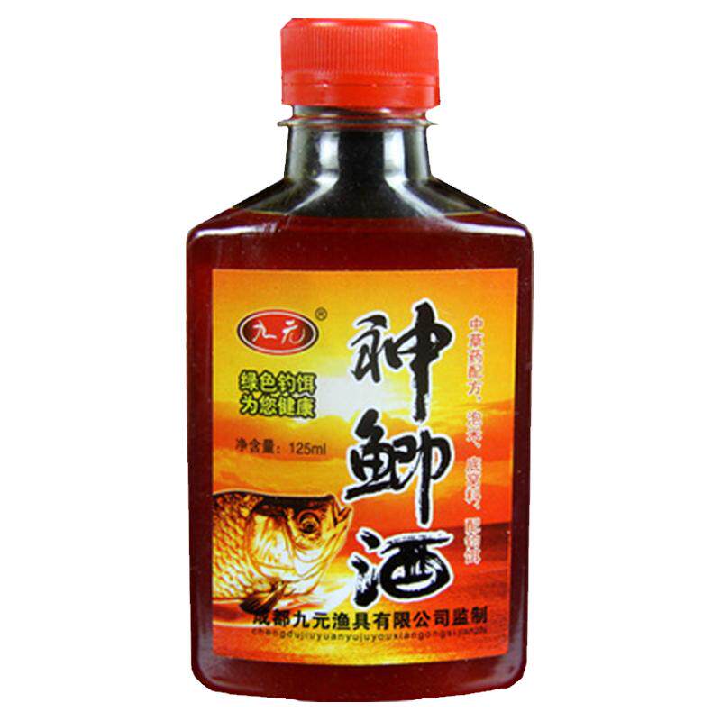 九元小药神鲫酒神鲤酒神酒麝香大瓶水剂泡米麦子玉米窝料添加剂