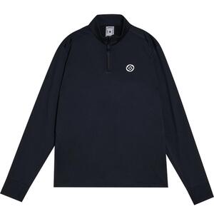 准者户外速干衣男士春季新款篮球跑步运动长袖健身服半拉链训练服