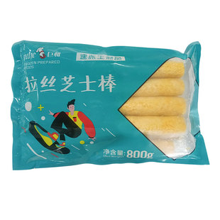 巨和拉丝芝士棒800g半成品商用冷冻油炸小吃拉丝火腿肠网红热狗棒