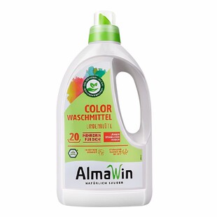 AlmaWin德国进口彩色衣物洗衣液护色固色有机亲肤留香洗衣液1.5L