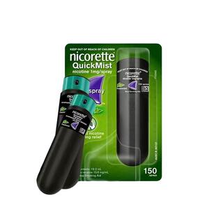 力克雷尼古丁喷雾1mg2类便携口喷版戒烟药喷雾约150喷薄荷强生