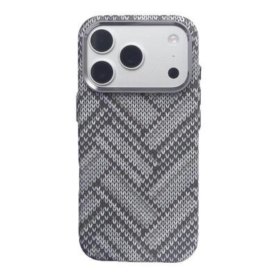 适用于iPhone17pro编织纹手机壳