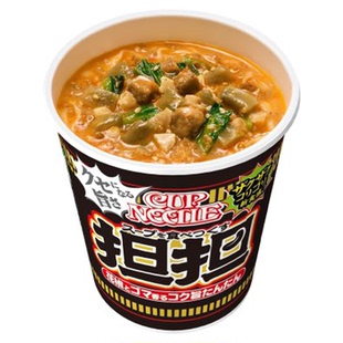 日本cupnoodle日清合味道杯面速食方便面担担面风味日版宵夜泡面