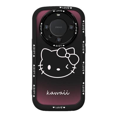 华为系列渐变凯蒂猫泡芙手机壳