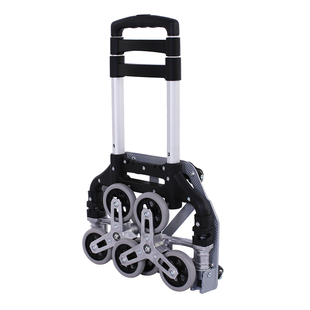 爬楼梯手拉车折叠铝合金便携购物买菜车小推车静音家用拉杆车拖车