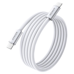 Anker安克抗脏数据线适用苹果17充电器线iPhone15ProMax手机140WPD快充双typec接口iPad平板ctocusb充电线mac