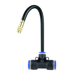 万向喷头自动浇水喷雾喷头快插三通接头堵头过滤单出口9/12管配件