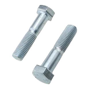 8.8级镀锌半牙外六角螺丝高强度外六角螺栓蓝白锌防锈防腐M5-M36